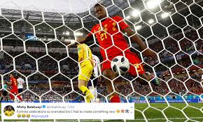 Maybe you would like to learn more about one of these? Michy Batshuayi Kicks Ball Into His Own Face While Celebrating Belgium Goal Daily Mail Online