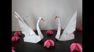Im video wird gezeigt wie ein engel aus papier schnell und einfach gefaltet werden kann. How To Make A Swan Out Of Paper How To Make Cygnini Bird At Home Complete Tutorial Diy Origami Youtube