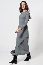 Milla By Trendyol Antrasit Elbise Mlwaw141254 50 Indirimle 79 99tl Ile Trendyol Da Moda Stilleri The Dress Kazak Elbise
