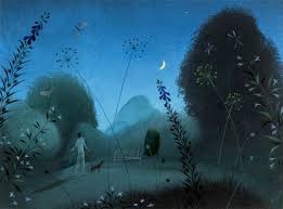 Summer Night In The Garden Garden Illustration Night Art Night Illustration