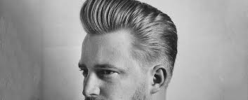 # 4.pompadour on the edge haircut: Pompadour Haircut For Men 50 Masculine Hairstyles