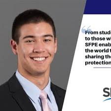 FPE Alum Christopher Hallock (B.S. '19, M.S. 21') received one of five  SFPE's Global 5 Under 35 award, which recognizes the BEST of the next  generation of FPEs worldwide!!!! He'll be honored