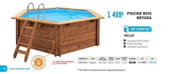 Offre Piscine Bois Nevada Chez Cash Piscines