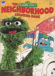 Vintage Sesame Street Coloring Book 1976 My Brother Had This One Vintage Coloring Books Sesame Street Books Coloring Books