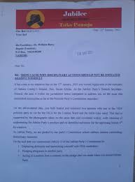 September 10, 2016september 10, 2016. Deputy President William Ruto Has Been Summoned By Jubilee Party Officials Kenyanlist