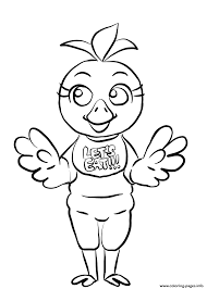 Print Chica Fnaf Coloring Pages Fnaf Coloring Pages Coloring Pages Batman Coloring Pages