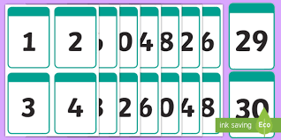 Maybe you would like to learn more about one of these? Printable Number Cards 1 30 Primary Resource To Print