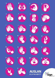 Asl contains many signs initialised from an alphabet which was also derived from lsf, and auslan users, already familiar with the related isl alphabet, . Hands Can Sing
