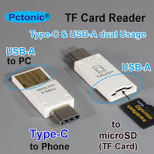Microsd sd hafıza kartı adaptörü okuyucu tüm kapasitelerle uyumlu. Pctonic Type C Tf Otg Adapter Micro Sd Tf High Speed Microsd Card Dual Usb Connecting Pc And For Macbook Type C Mobile Phone Special Offer B0835c Cicig