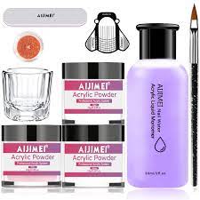Buy Acrylic Powder Acrylic Nail Kit With Professional Acrylic Liquid Monomer Acrylic Nail Set Nail Extension Acrylic Nail Kit For Beginners Nail Art Starter Kit Acrylic Nails Acrylic Nail Supplies Online In