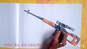 The rate of fire is very low, as can be expected, and the magazine size is limited to 10. Free Fire Guns Drawing Update Free Fire 2020