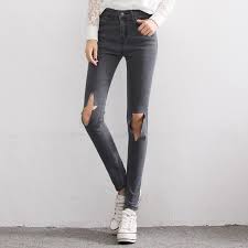 Quality products at remarkable prices. High Waist Plus Size Jeans Women Gray Slim Pencil Pants New Denim Jeans Holes Women Jeans Spring Autumn Comfortable Trousers Plus Size Jeans Plus Size Jeans Womansize Jeans Aliexpress