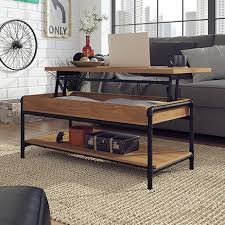 You've come to the right place. Iron City Lift Top Coffee Table Checked Oak 427122 Sauder Sauder Woodworking