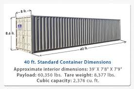 40 Shipping Container Dimensions Container Dimensions Shipping Container Shipping Container Design