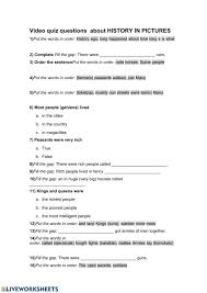 Rd.com knowledge etiquette the first time i encountered the south was when i attended summer cam. History In Pictures Video Quiz Questions Worksheet