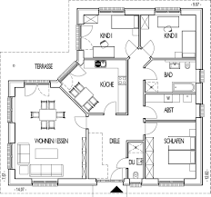 Winkelbungalow Grundriss Mit 128 05 M Wohnflache Winkelbungalow Grundriss Winkelbungalow Grundriss Bungalow