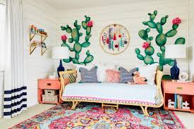 Master bedroom refresh on a budget with modern boho details and decor including bamboo bedding, black wall, textured pillows, and moroccan rug. 16 Bohemian Kids Rooms Boho Decor Ideas Hgtv