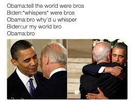 The Internet Imagines Barack Obama And Joe Biden As Best Buds And Their Conversations Are Hilarious Obama Funny Obama And Biden Joe Biden Memes