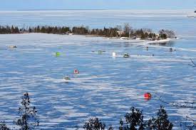 Come fish with hooked up sport fishing charters! Anglers Play Risky Game On Thin Ice Door County Pulse