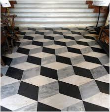 Marble Flooring In 3 D Cube Pattern Patterned Floor Tiles Creative Tile Tile Floor