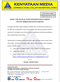 Perbadanan tabung pendidikan tinggi nasional (ptptn). Lembaga Hasil Dalam Negeri Malaysia Kenyataan Media Lhdnm Aras 1 Kiri Blok 8a Pusat Bayaran Kuala Lumpur Ditutup Sementara Untuk Sanitasi 24 Januari 2021 Facebook