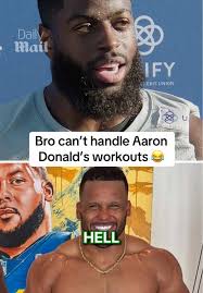 Aaron Donald's Intense Workout Routine Reaction