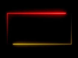 Neon Light Frame Free Glowing Border Animated Loop Background Black Screen Vfx Frame Youtube In 2021 Black Screen Glow Background Yellow Neon Light
