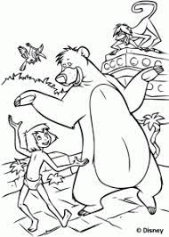 Add fun stickers to your coloring pages! Jungle Book Free Printable Coloring Pages For Kids