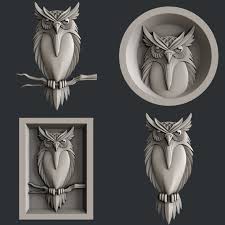 3d Stl Models For Cnc Router Owl Etsy Cnc Router Cnc Router Projects Router Projects
