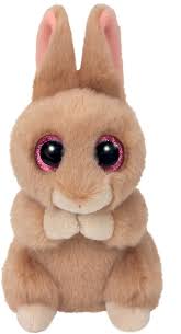 Porte-clés peluche Ginger le Lapin Beanie Boo's Ty 8,5 cm
