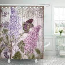 Check spelling or type a new query. Cynlon Purple Lilac Victorian Romance Lavender Romantic Vintage Floral Garden Bathroom Decor Bath Shower Curtain 66x72 Inch Walmart Com Walmart Com