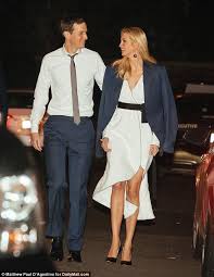 ivanka wears a racy cutaway dress and lovingly holds jared s hand ivanka trump style trump fashion ivanka trump
