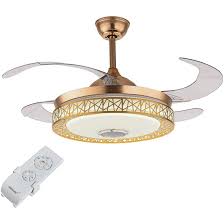 Check spelling or type a new query. Mercer41 42 Gavivi 4 Blade Led Retractable Blades Ceiling Fan With Remote Control And Light Kit Included Wayfair