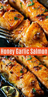 Honey Garlic Salmon Seafood Dinner Recipes Seafood Dinner Best Salmon Recipe