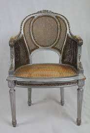 Shabby Chic Antique Painted French Louis Xvi Double Caned Bergere Chair C 1900 Wicker Shabby Chic Room Shabby Chic Antiques Chic Home Decor