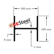 Besi plat hitam t = 2,00 mm uk. Besi H Beam 150 200 100 Ukuran Profil Lain Juga Ada