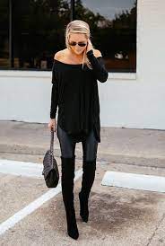 30 Ways To Wear Over The Knee Boots Be Daze Live Street Chic Style Casual Fashion Casual Outfits