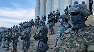 National guard troops deploy to the u.s. Blm Vs Capitol Protests This Was The Police Response When It Was Black Protesters On Dc Streets Last Year Cnn