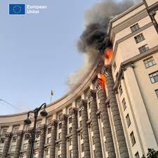 This is Kyiv yesterday - burning after ...