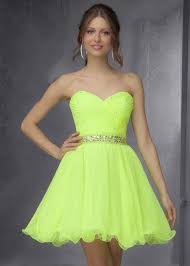 Neon Lime Mori Lee 9281 Strapless Sparkly Beaded Cocktail Dresses 2015 Cheap On Sale M Chiffon Cocktail Dress Neon Prom Dresses Pretty Prom Dresses
