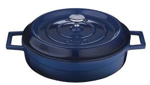 Lava Signature Enameled Castiron Multipurpose Braiser Oven 312 Quart Cobalt Blue Check O Blue Kitchen Accessories Cobalt Blue Kitchens Cast Iron Dutch Oven