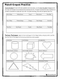 Colored Pencil Techniques Art Worksheet By The Squirrelly Mind Teachers Pay Teachers In 2020 Colored Pencil Techniques Art Worksheets Colored Pencils