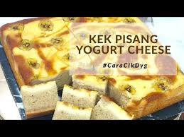 Mencari resepi kek cawan kukus? Kek Pisang Yogurt Semudah 1 2 3 Youtube