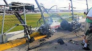 The crash began as the field approached the chequered flag and leader regan smith attempted to there were five stretchers that appeared to be carrying fans out, and a helicopter flew overhead. Fantasy Nascar Racin