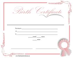 You can make your own certificate with a photo or logo with our free professional. 10 Free Printable Birth Certificate Templates Word Pdf Best Collections