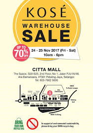 Posted by citta mall on thursday, march 14, 2019. Citta Mall Kose Warehouse Sale With Up To 70 Off Is Facebook