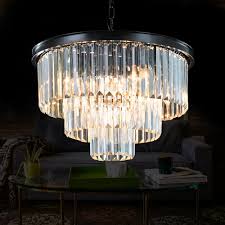 Diameter 31 inches * height 26 inches ( chain in 72 inches. Meelighting 8 Lights Modern Contemporary Crystal Chandeliers Lights Pendant Ceiling Chandelier Lighting Fixture 3 Tier For Dining Room Living Room Buy Online In Botswana At Botswana Desertcart Com Productid 75771589