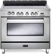 If you see a flame, you're working with a gas stove. Amazon Com Verona Vefsee365ss 36 Electric Range With 4 Cu Ft European Convection Oven Black Ceramic Glass Cooktop 5 Burners Dual Center Element Chrome Knobs And Handle Stainless Steel Appliances