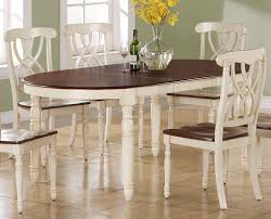 • includes round table and 4 wooden side chairs • round table design • pedestal base all wood are in an antique black rustic finish. Brilliant Decoration Antique White Dining Table Cool And Opulent Antique White Kitchen Table A White Kitchen Table Set Kitchen Table Settings Round Dining Room