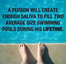 Una Persona Generara Suficiente Saliva Durante Toda Su Vida Para Llenar Dos Piscinas De Tamano Medio A Person Will Dental Fun Facts Dental Fun Dental Facts